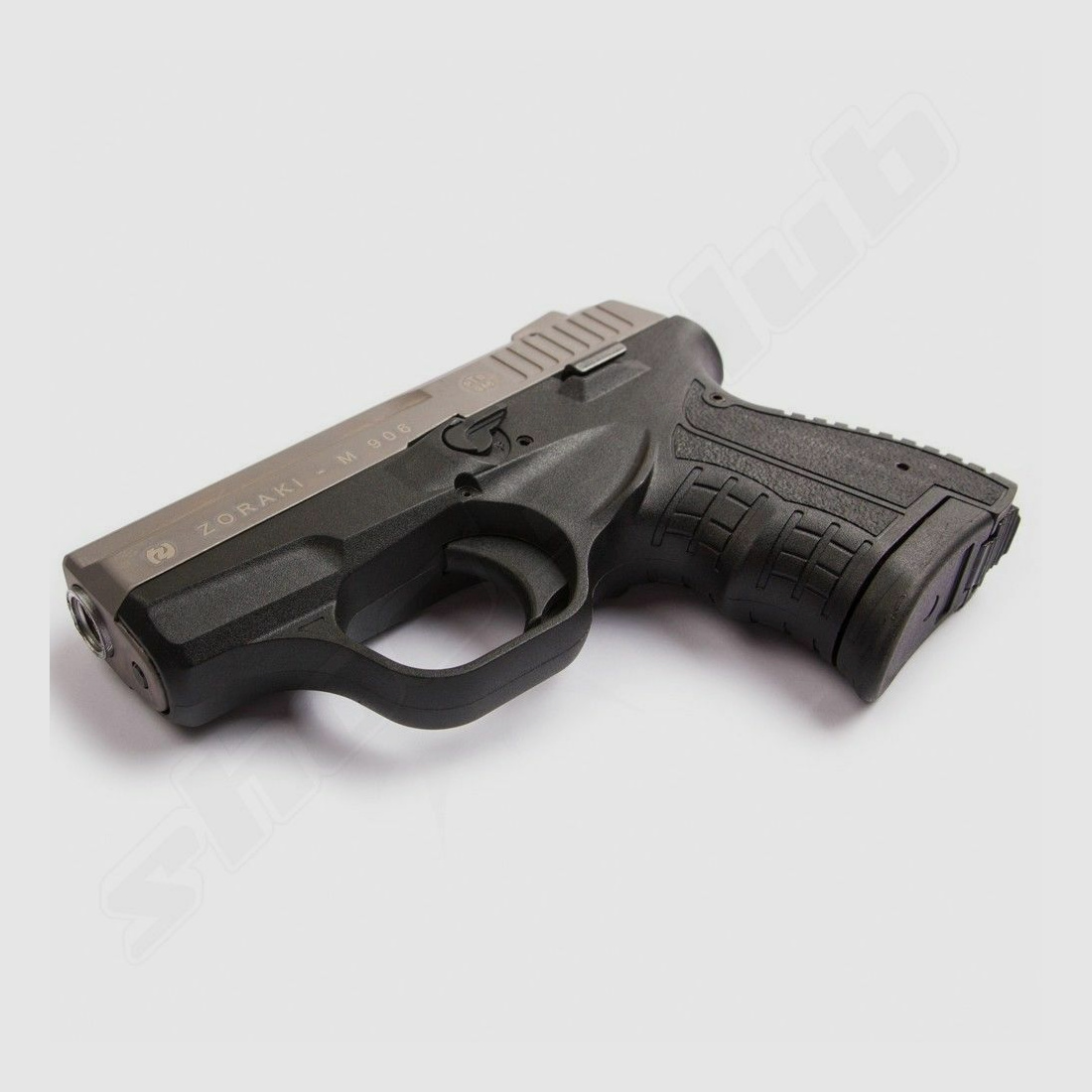 Zoraki Zoraki 906 titanium/chroom - Set inclusief shoot-club munitie