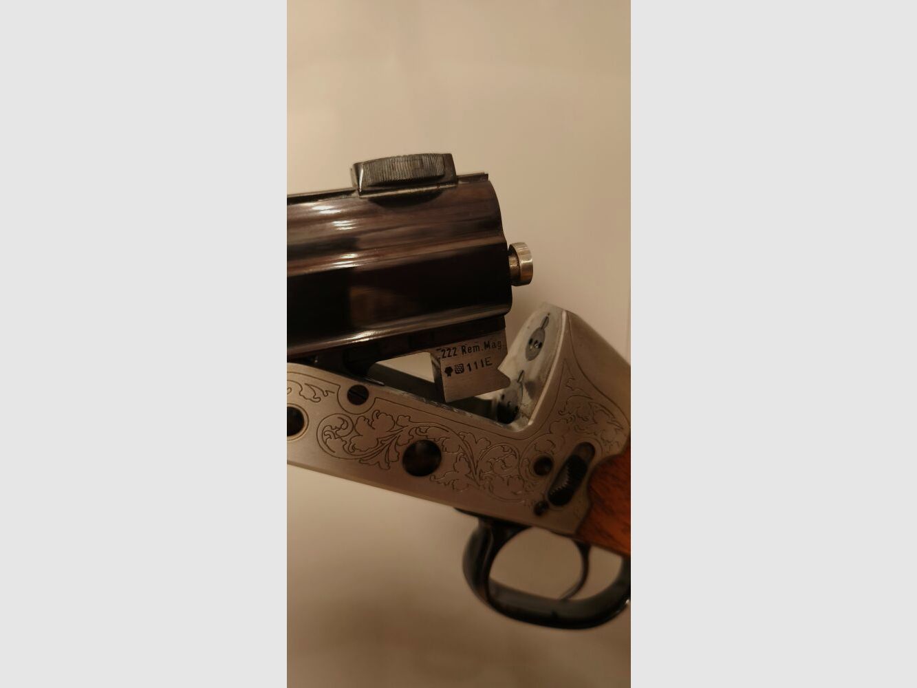 Heym 22S BBF rifle combinado .222RemMag 16/70 con mira Swarovski 8x56