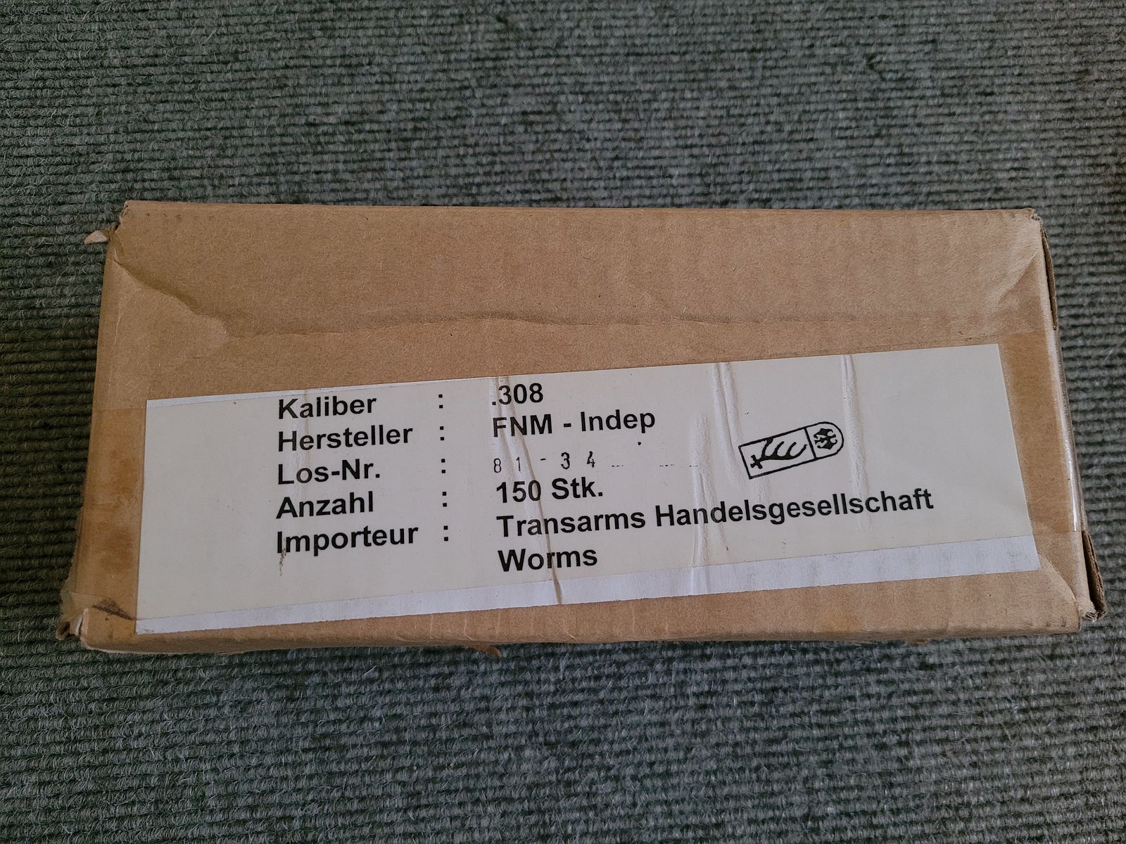 600 Schuss VM FMJ .308 Win. 7,62x51 NATO von FNM