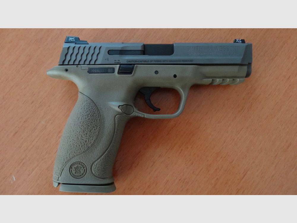 Smith&Wesson SL-PISTOLE : S&W MODÈLE M&P9 VTAC EN TERRE BRUNE PLATE CAL. 9X19 MM, image 3 sur 3