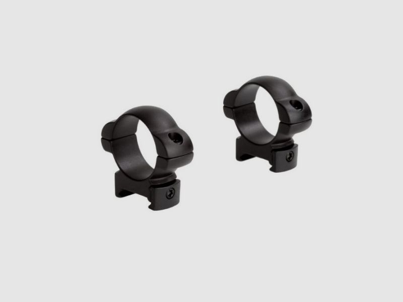 Ringe 1" mittel Stahl schwarz