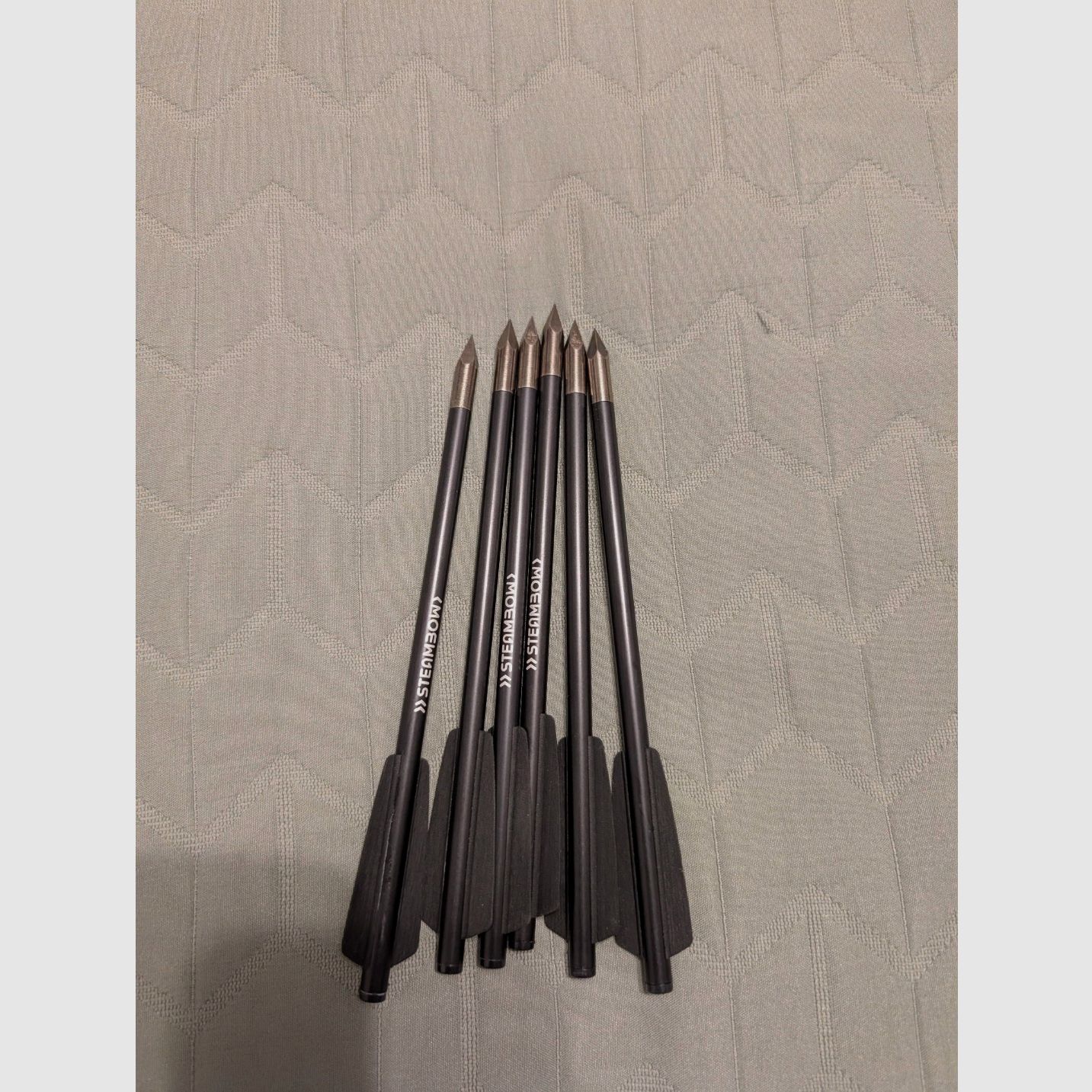 Steambow Stinger 2 Compact - Complete set with a lot of accessories (35/55/75 LB), reflex, laser, 15 bolts (carbon), foregrip
