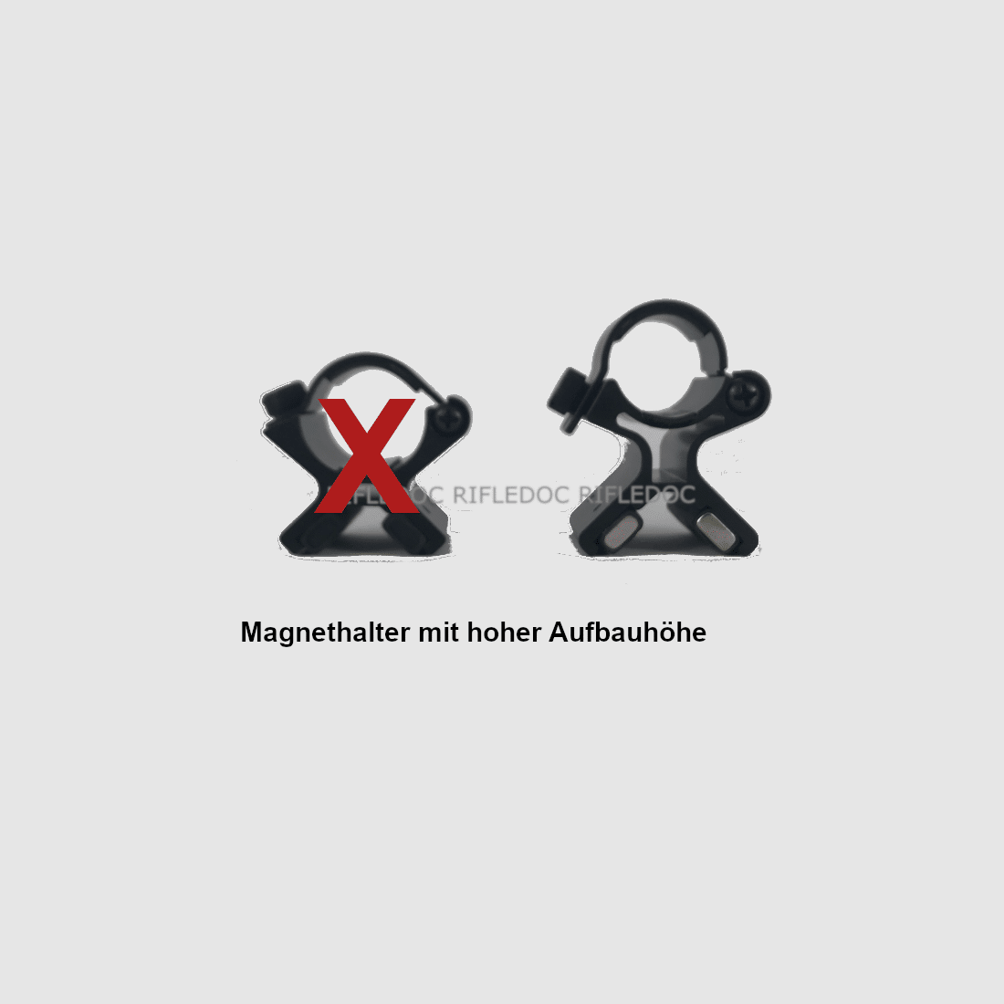 Magnethalter Taschenlampe für Ø 23-27mm | HOHES PROFIL