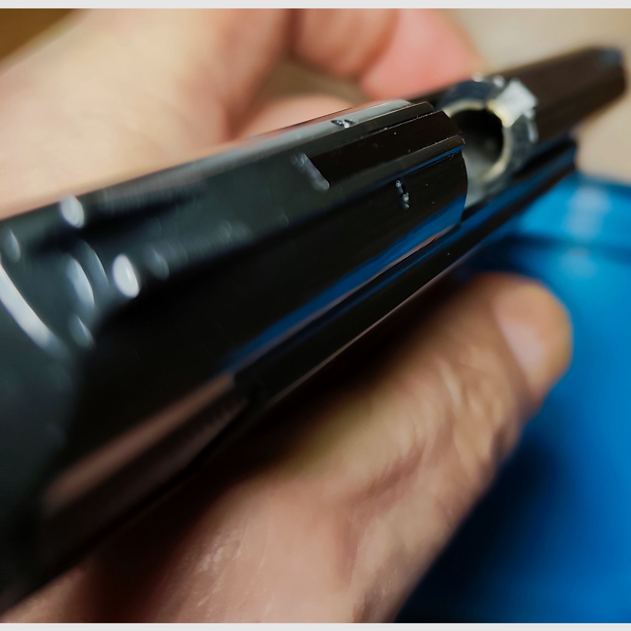 Reck P 6 S caliber 8mm old PTB 78 collector's pistol +10 shots CS gas from Umarex