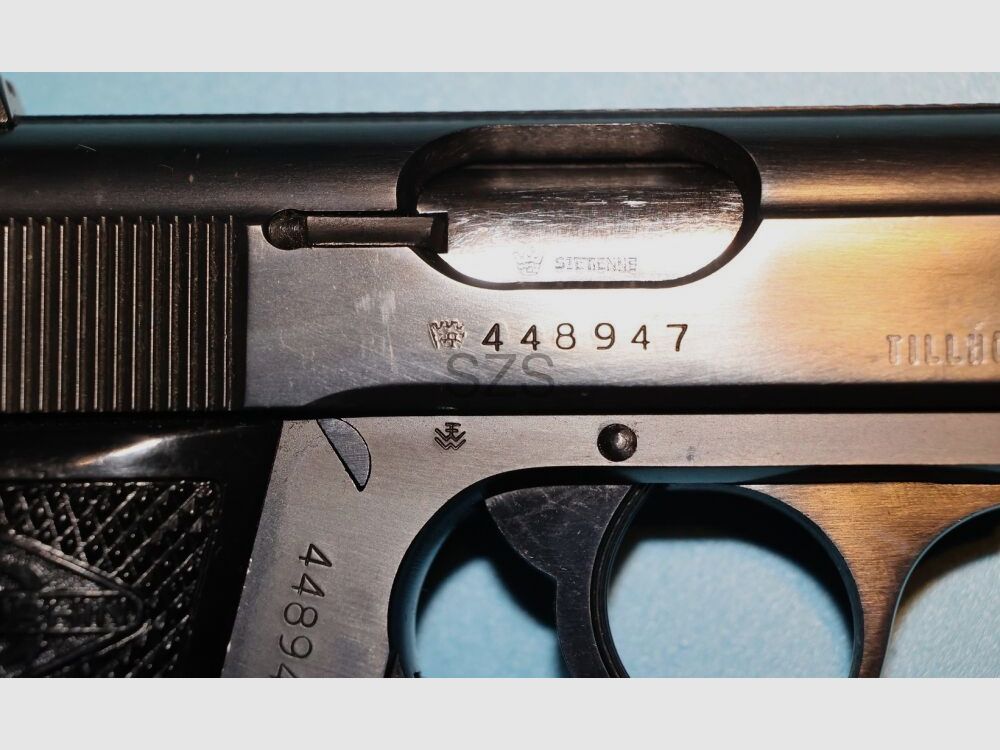 Manurhin PP für Tillhör Polisen