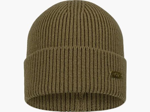 Blaser Tommy Rib Gebreide Muts Donkerolijfgroen