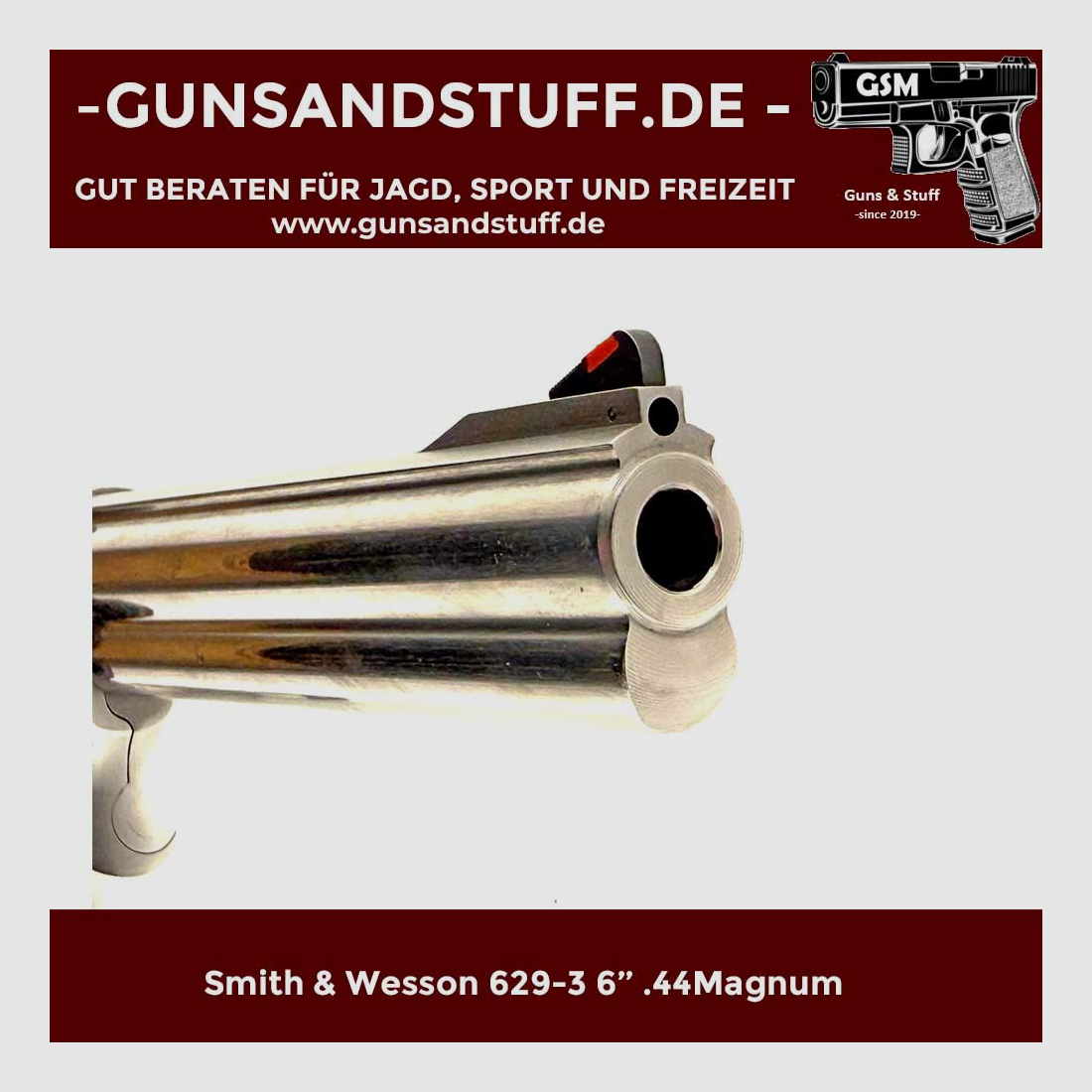 SMITH & WESSON 629-3 6” .44Magnum