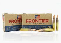 Hornady .223 Rem Hornady Frontier BTHP 68 grs Match Büchsenpatronen 500 Stück