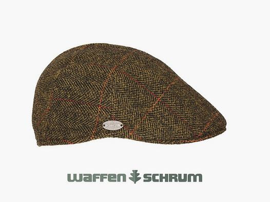 Forest hat with ear warmers olive mottled