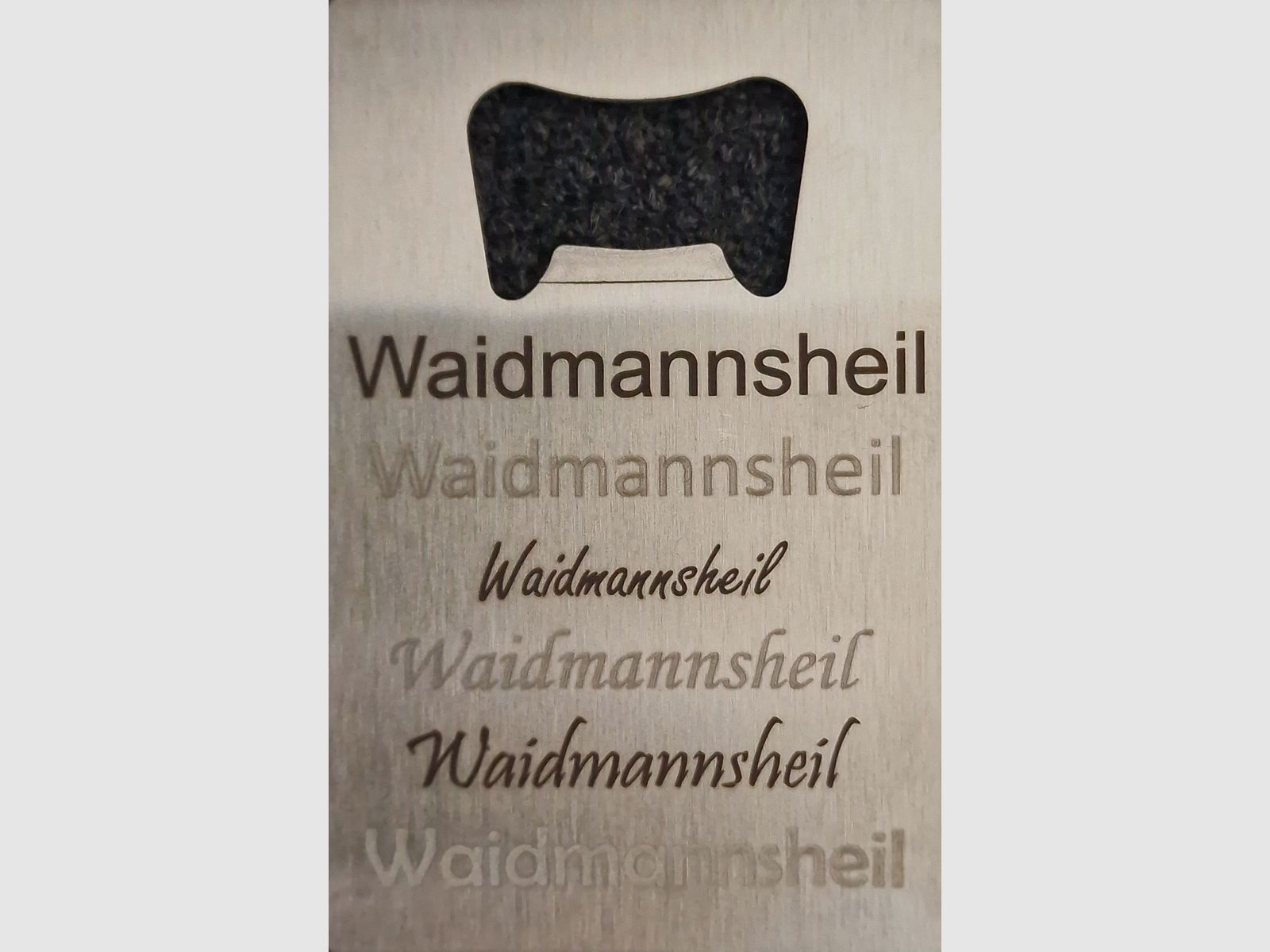 Edelstahl Flaschenöffner - individualisiert & personalisiert