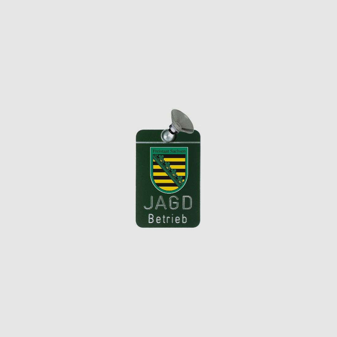 Autoschild Jagdbetrieb - Sachsen