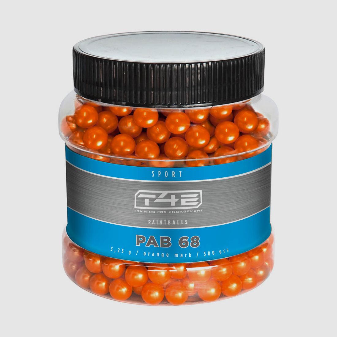 T4E .68 Farbkugeln - 3,25g/500stk/Orange
