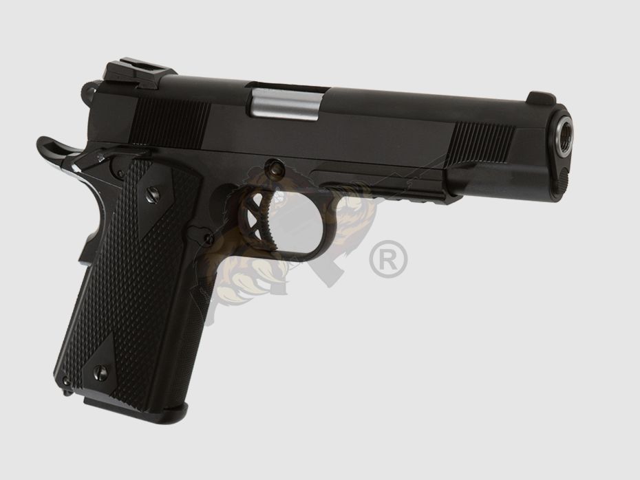 M1911 MEU Tactical Full Metal, GBB Black -F-