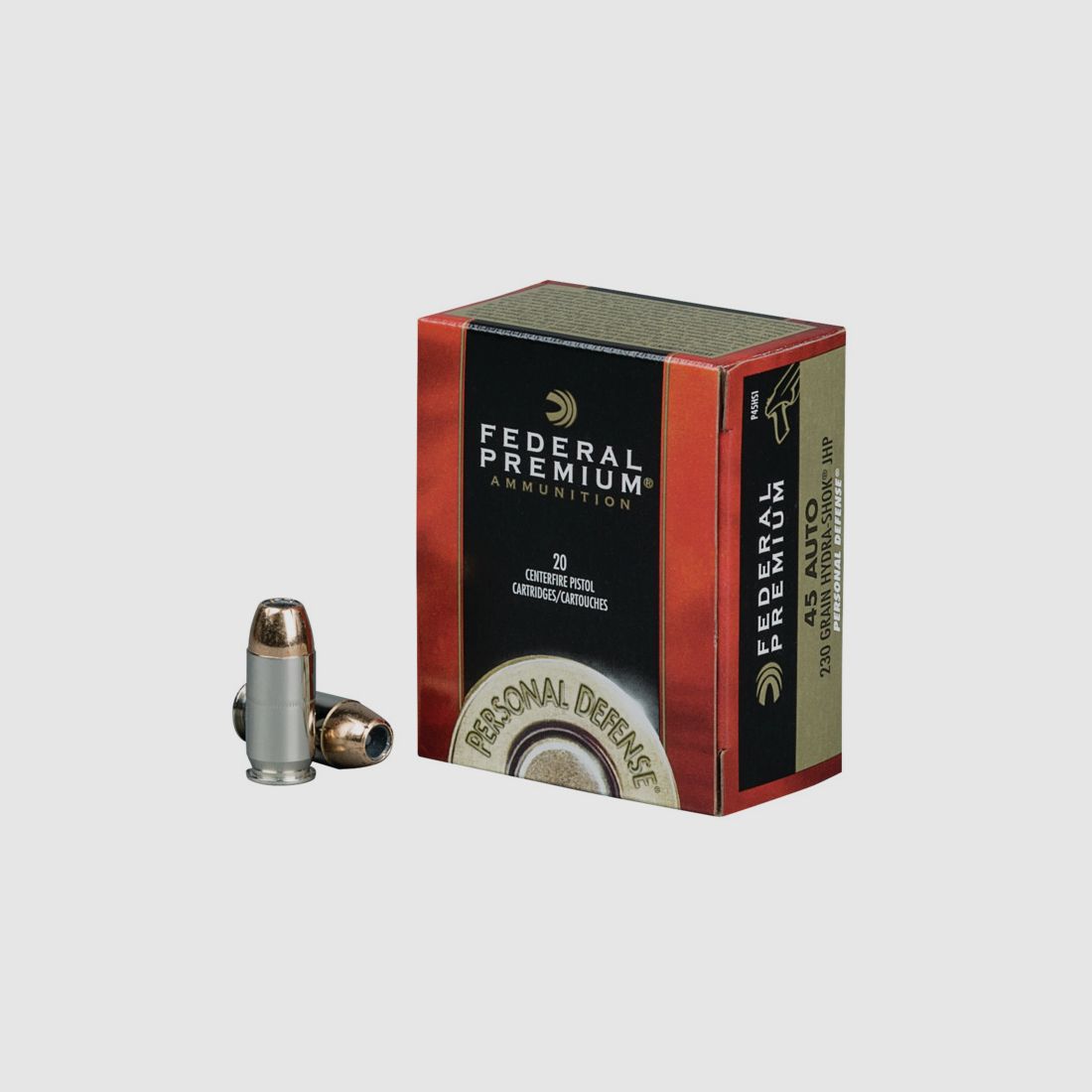 Federal Prem. .45 Auto 230gr Hydra-Shock JHP