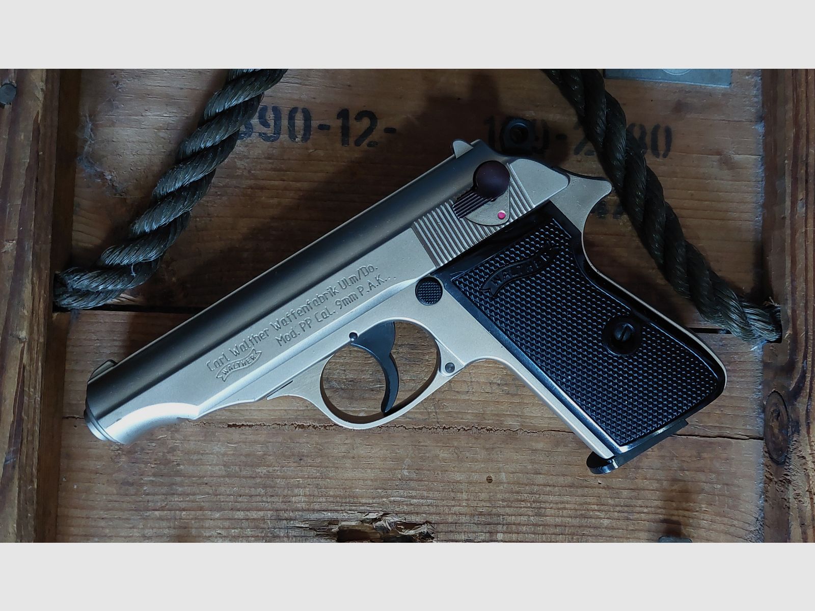 Walther PP chrom 9 mm PAK (PTB 620)