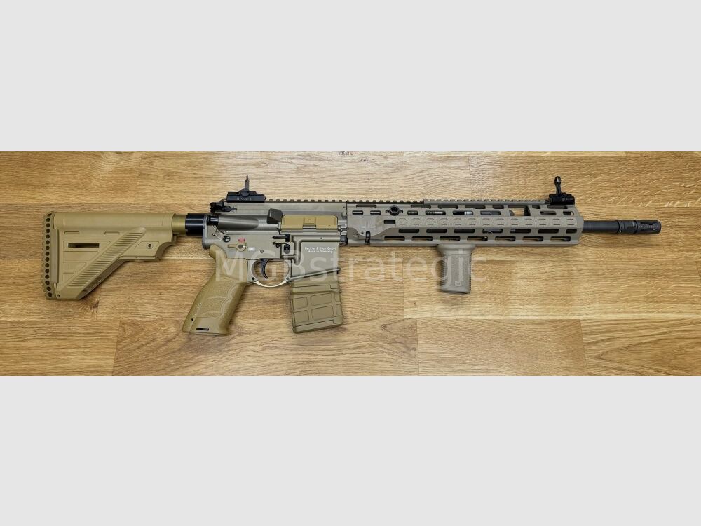 Heckler & Koch MR223 A3 G95A1 upgrades 16.5 barrel semi-automatic rifle .223Rem civilian version H&K G95A1 with G95K and G95A1 upgrades / HK416 H&K 416 / MR 223 A3