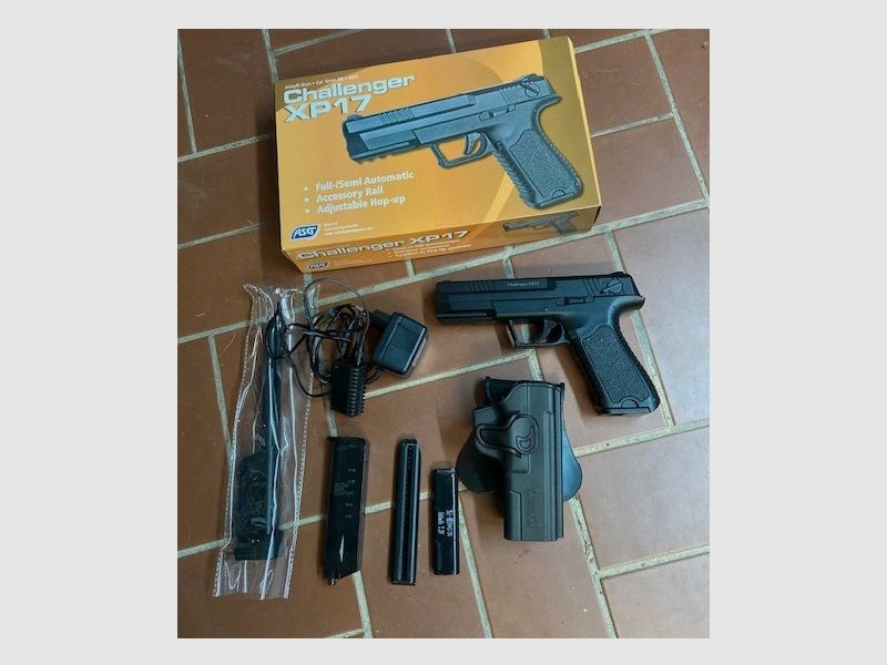 Ghallenger XP17 od ASG Nie Glock, kabura, duży magazynek