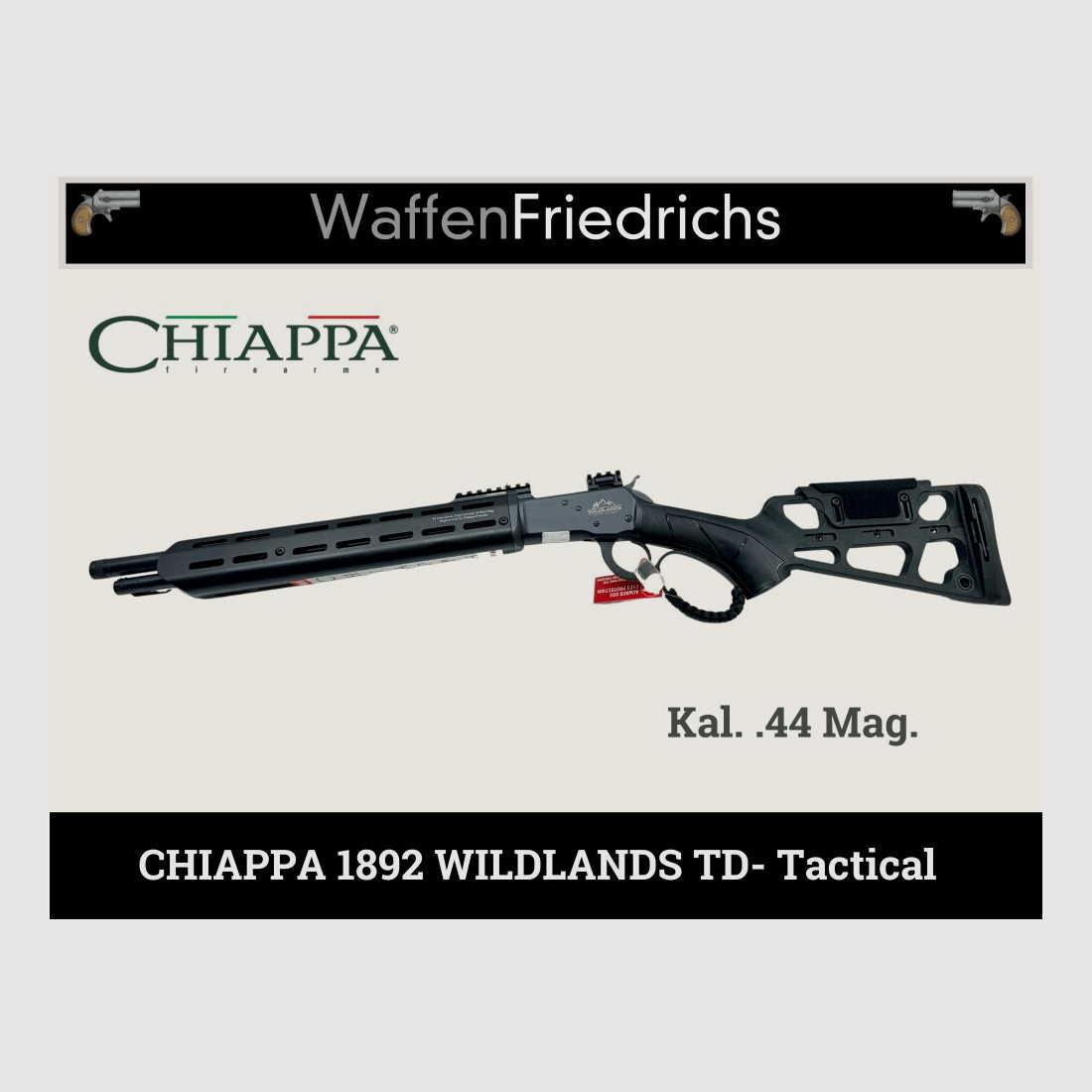 CHIAPPA 1892 Wildlands TD TACTICAL 16" |UHR Unterhebelrepetierbüchse | Waffen Friedrichs