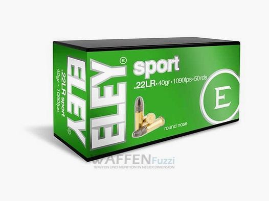 Munition Eley Sport KK .22lr 50 coups