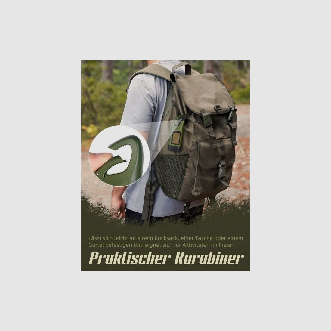 LED flashlight "Twin Power Dynamo" in yellow