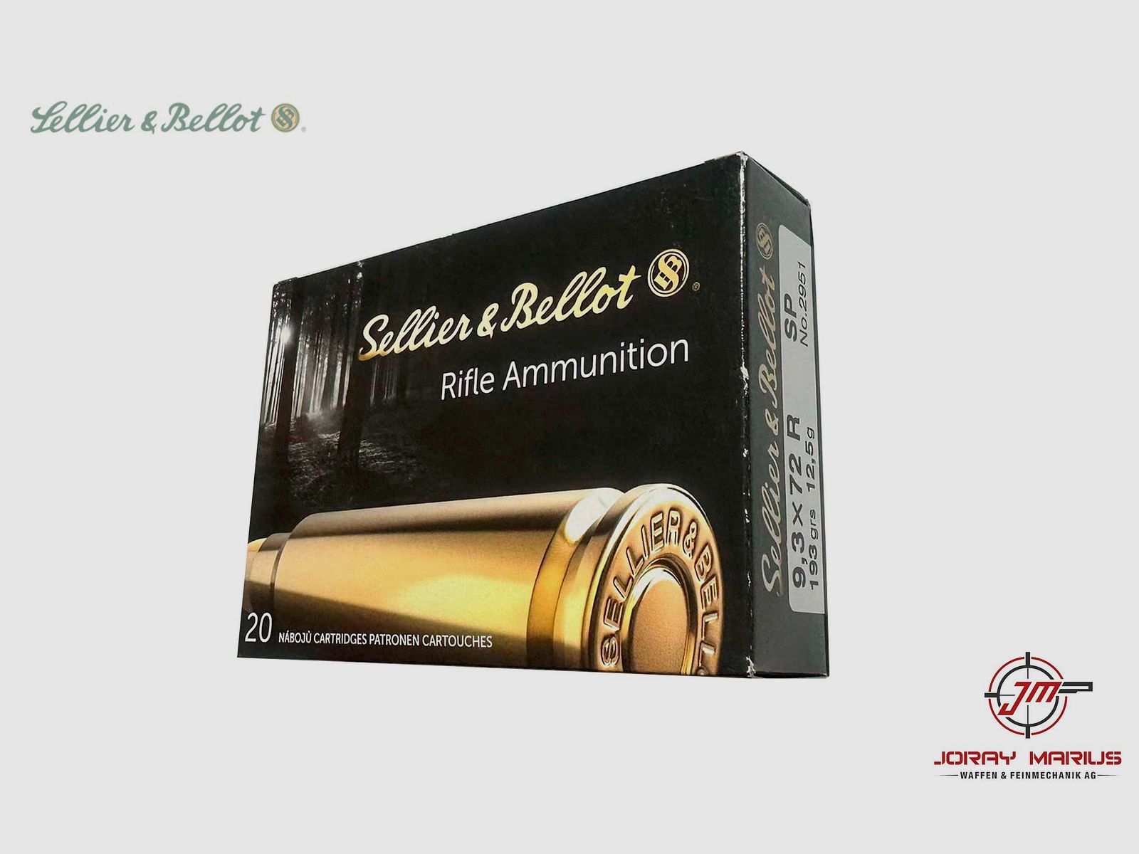 9.3x72R S&B 12.5g 193gr SP