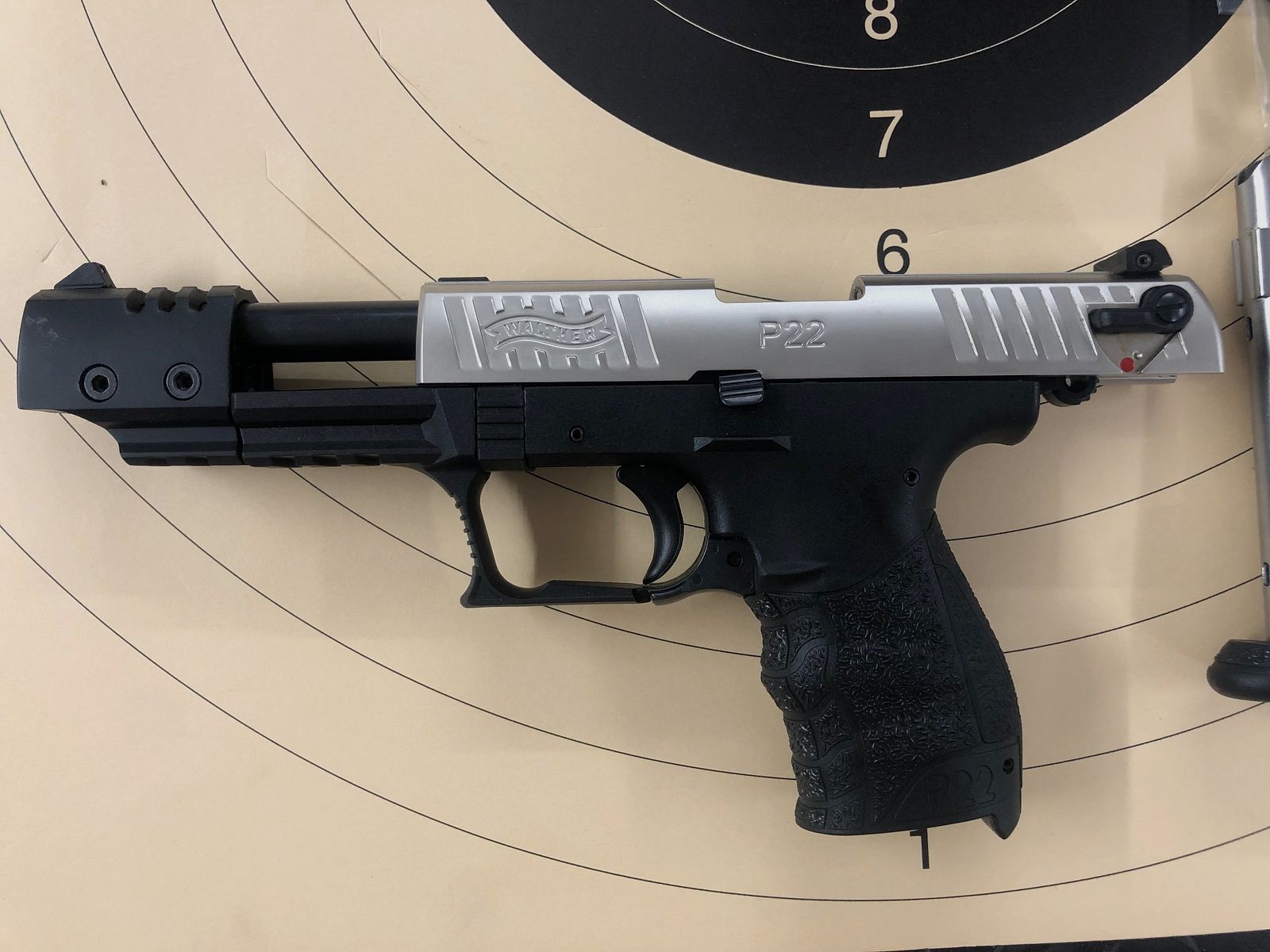 Walther Pistole P22 Q Target 5 " 