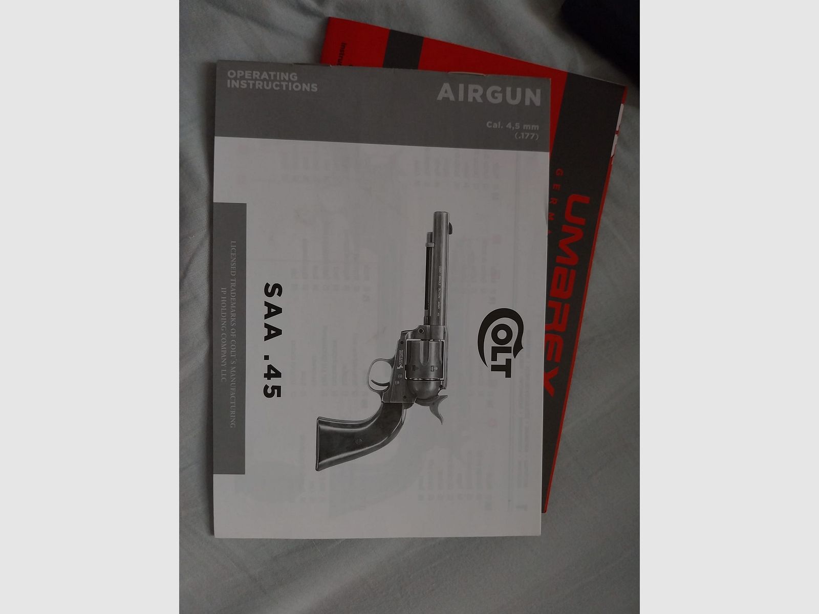 Colt Single Action Army® SAA Double Aces Duel Set - Co2-revolver kaliber 4,5 mm BB (P18) incl. 20 Co2 capsules en 1500 BB's 4,5mm