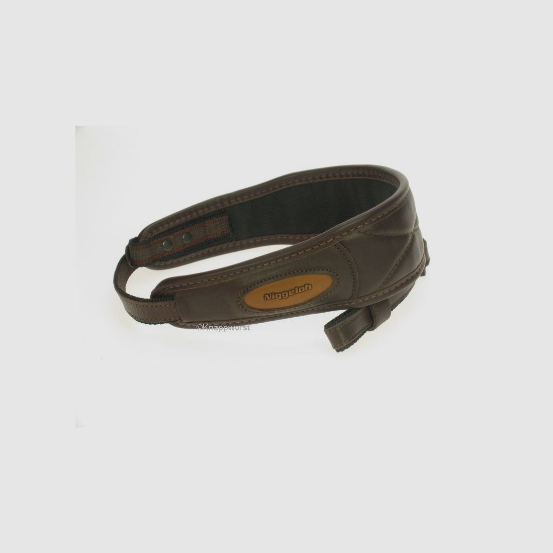 NIGGELOH Gewehrgurt Premium I Leder braun 55x7cm