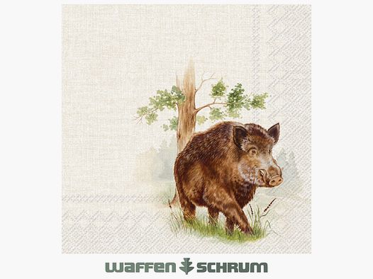 Fritzmann Servietten Wildschwein