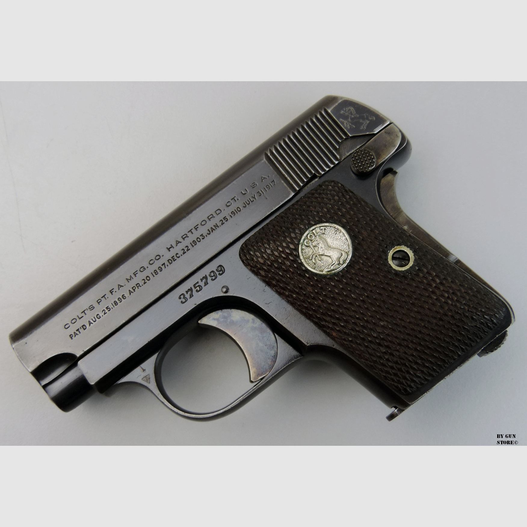 Colt Hammerless Pistol Mod. 1908 cal. 6.35 mm year 1929 ser. 375799, image 2 of 9