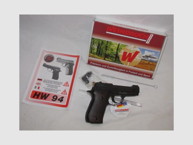 HW 94 brüniert 9 mm R Knall neuwertig