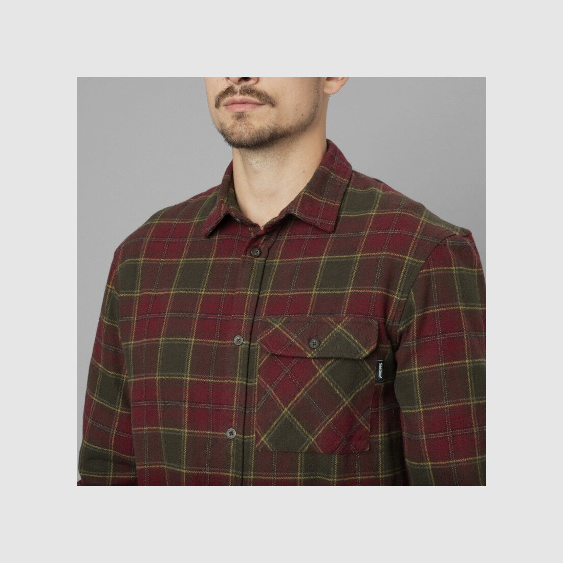 Seeland Herren Hemd Glen Flannel