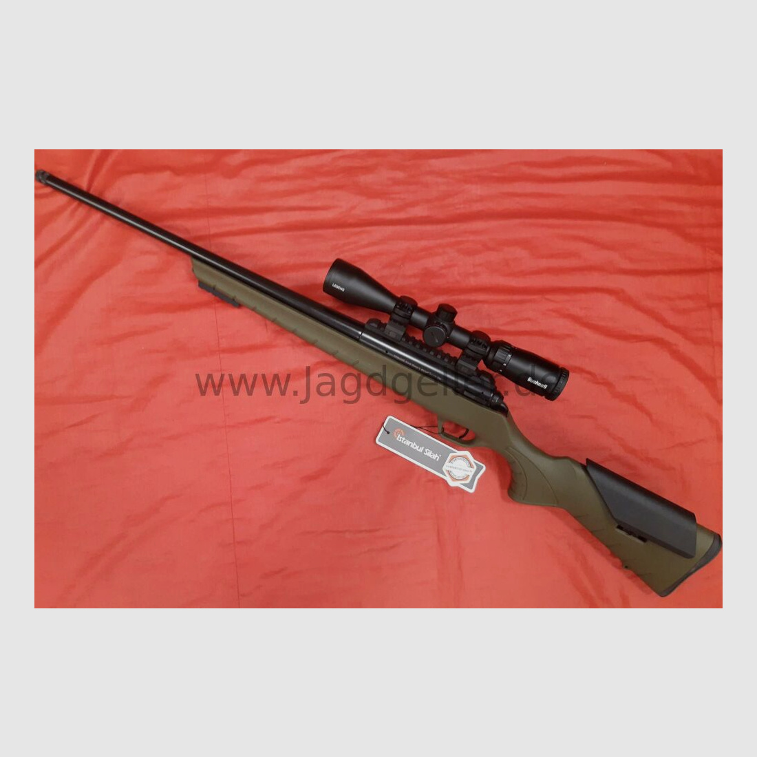 Repetierbüchse SILAH MONZA Grün Kal. .223 Rem mit 3-9x40 Bushnell Legend LP .223Rem