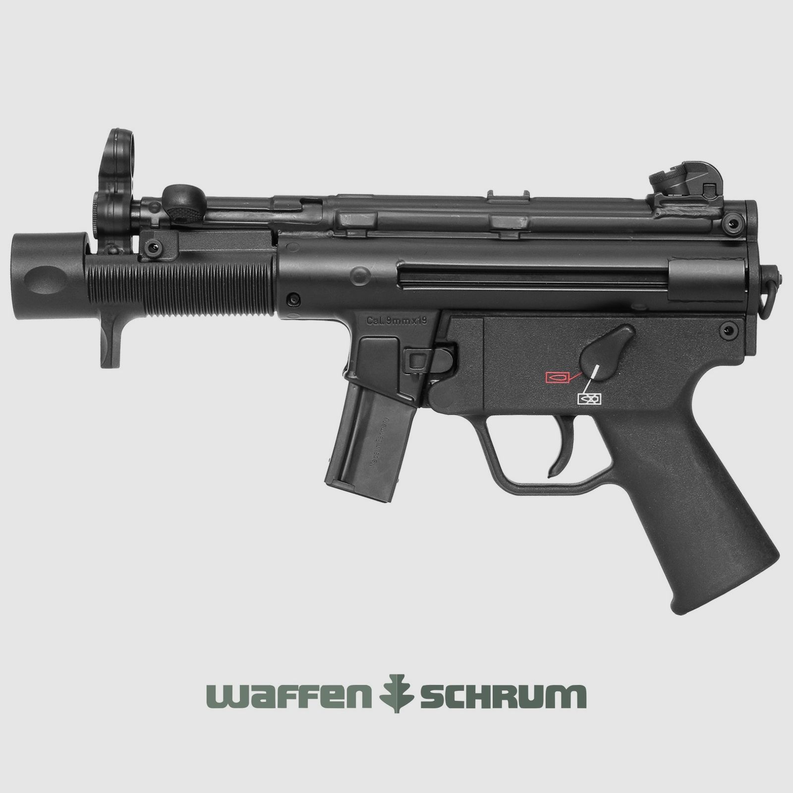Heckler & Koch HK Pistool SP5K evenals opklapbare schoudersteun