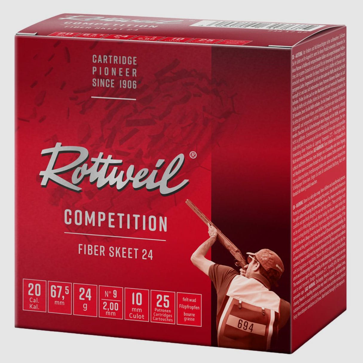Rottweil 20/67,5 Fiber Skeet 24 2,0mm - 24g