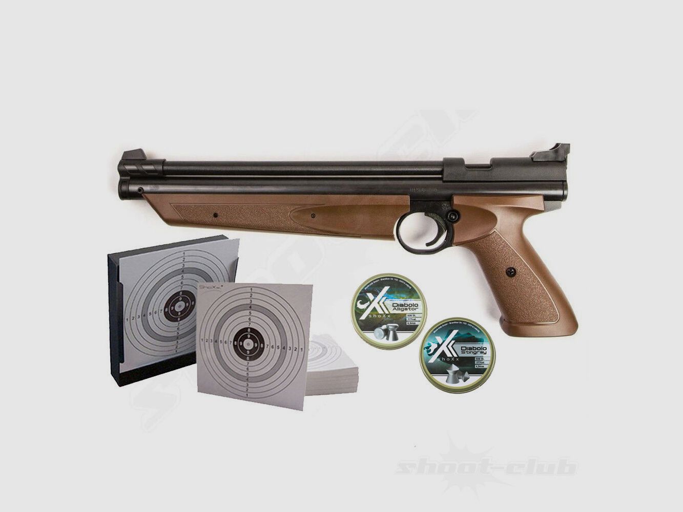 Crosman Crosman Classic 1377 brown 4.5 mm in the standard set