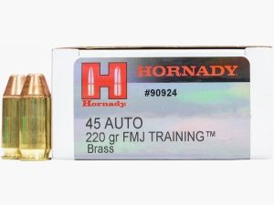 Hornady Training .45 ACP 220GR FMJ 50 cartouches
