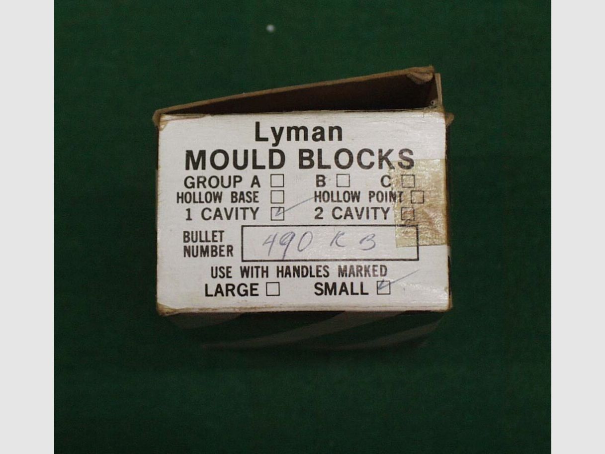 Lyman	 Kokille Kal.490