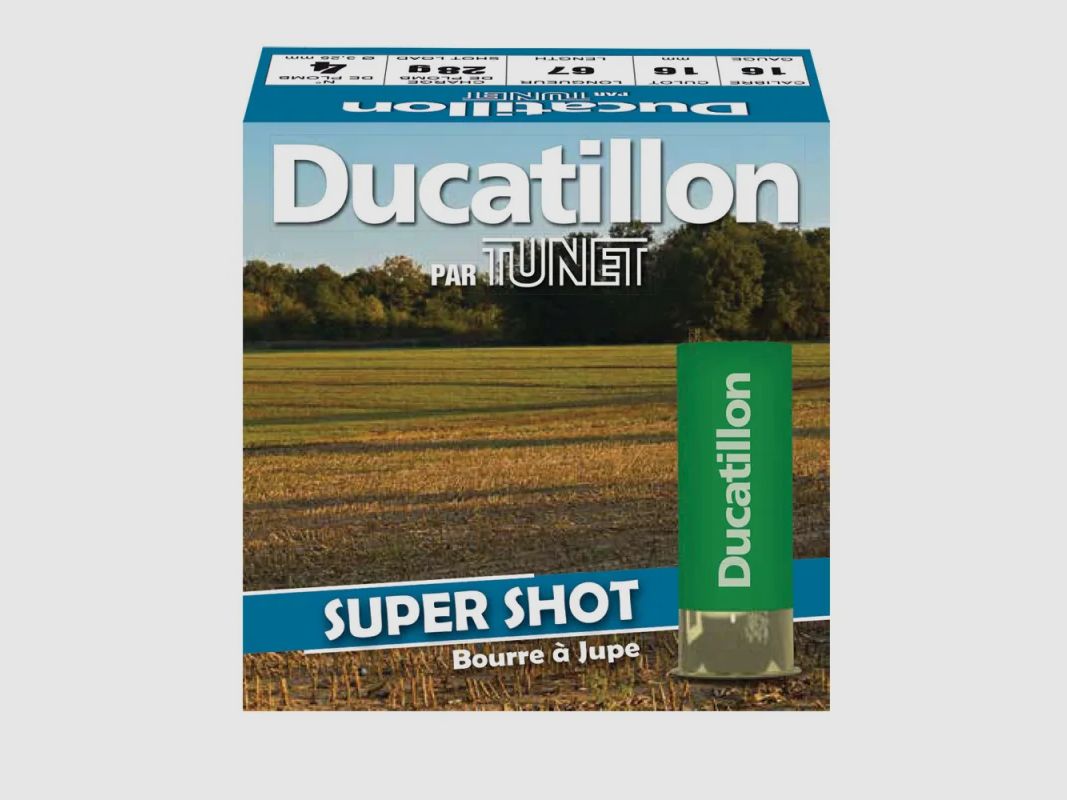 Packung mit 25 Jagdpatronen mit Gummiwad 16/67 "Super-Shot", Bild 1 von 2