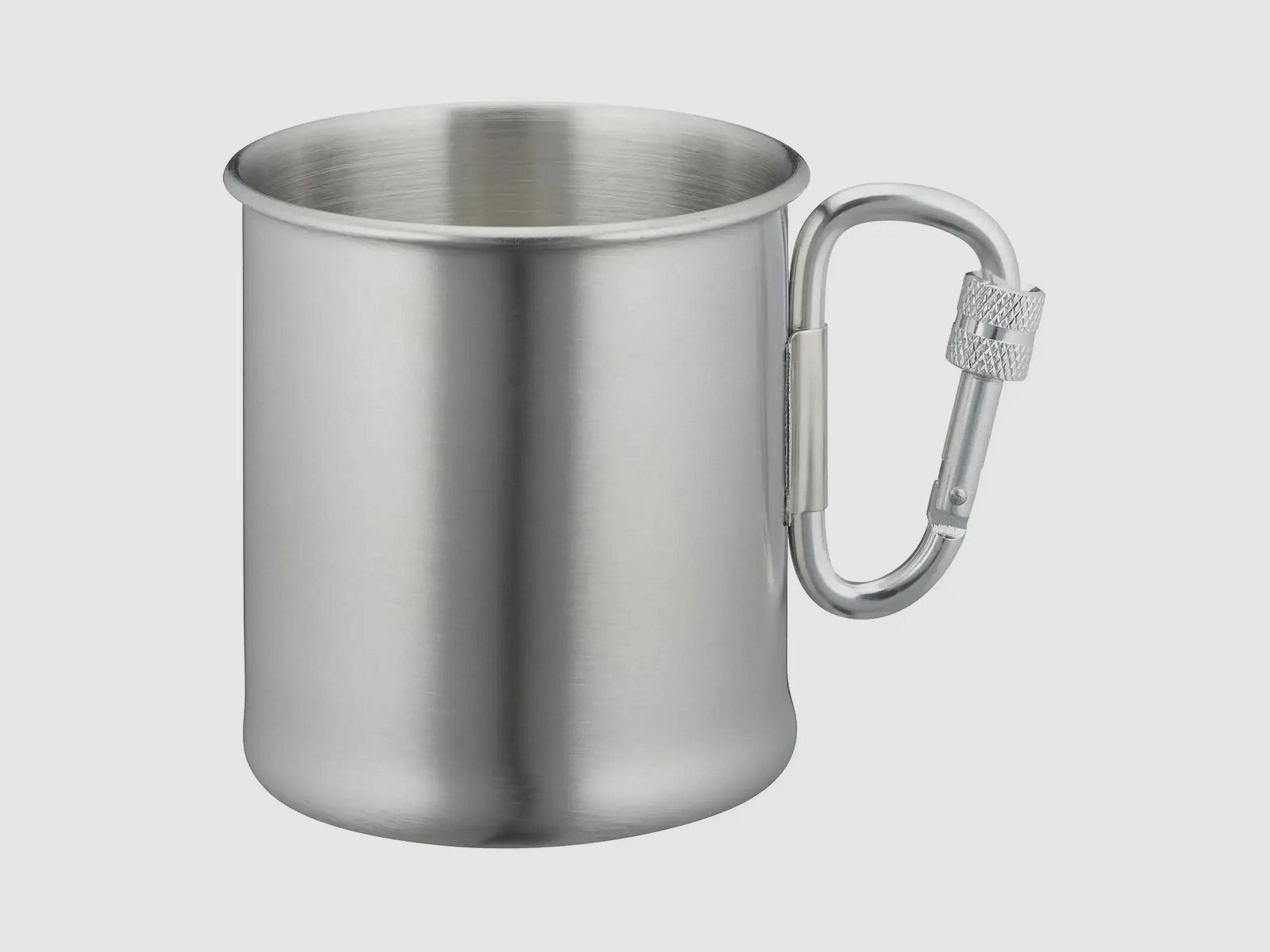 Mil-Tec Mil-Tec Tasse Carabiner en Acier Inoxydable 250 ml - Olive