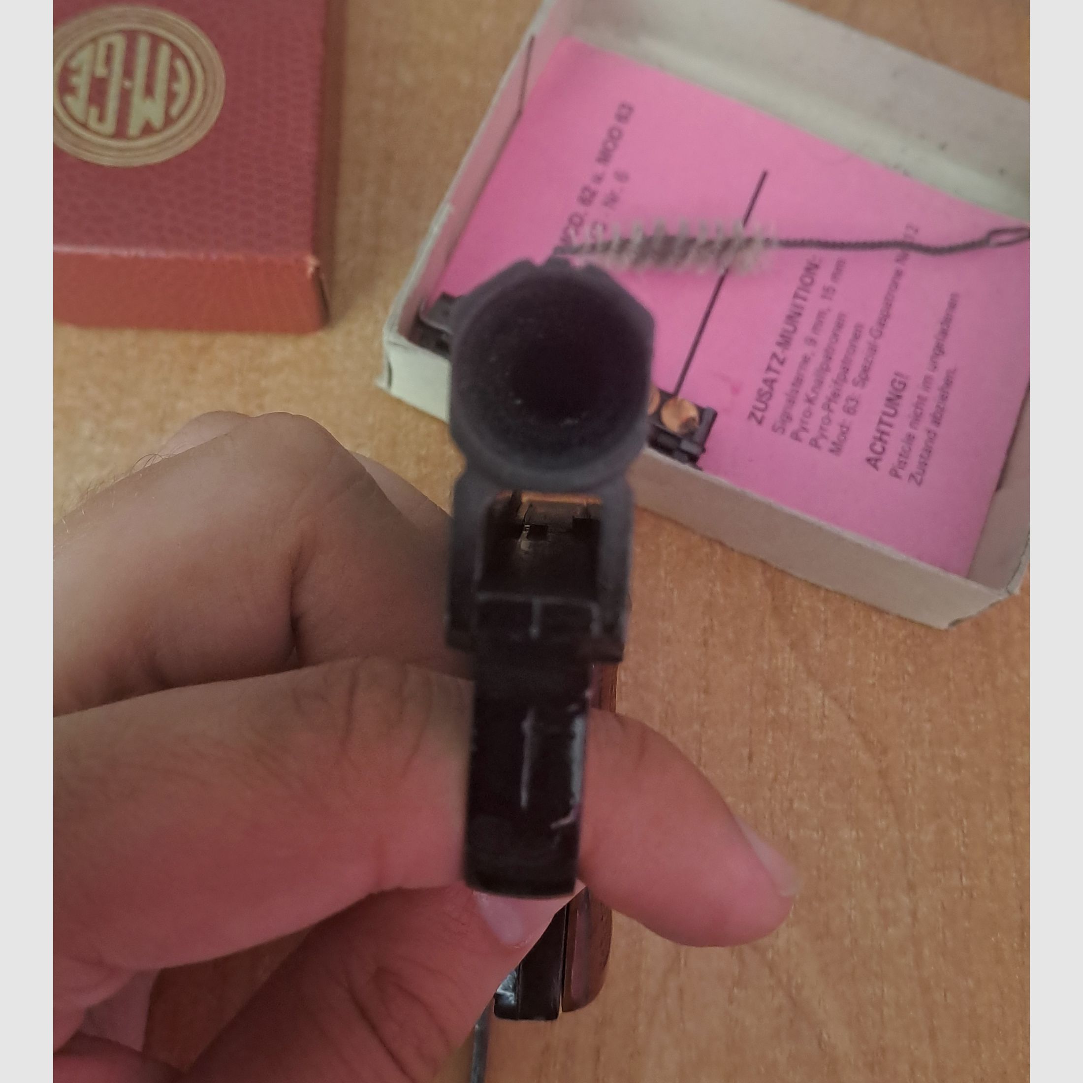 EM-GE Mod. 63 Cal. 6 mm Flobert/ PTB 6 con cargador de repuesto en caja original!