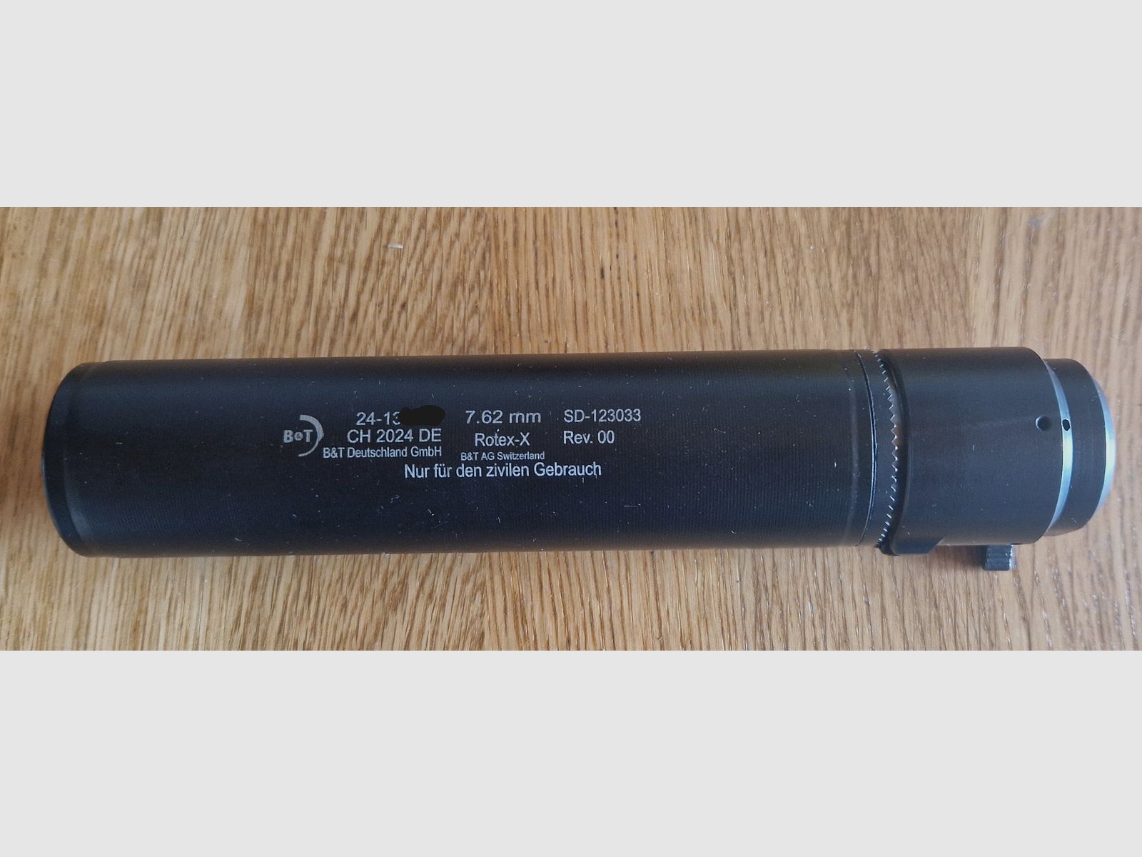 B&T Rotex-X Schalldämpfer .30 mit Schnellverschluss in OVP (Brügger& Thomet, A2, NATO, QDN, .308, .223, Cerakote)