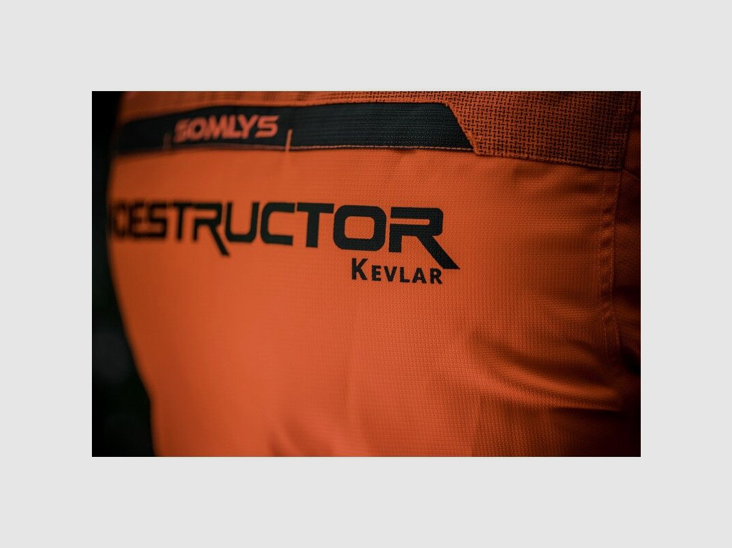 Somlys Indestructor Drückjagd Jacke Kevlar 454 Orange XL