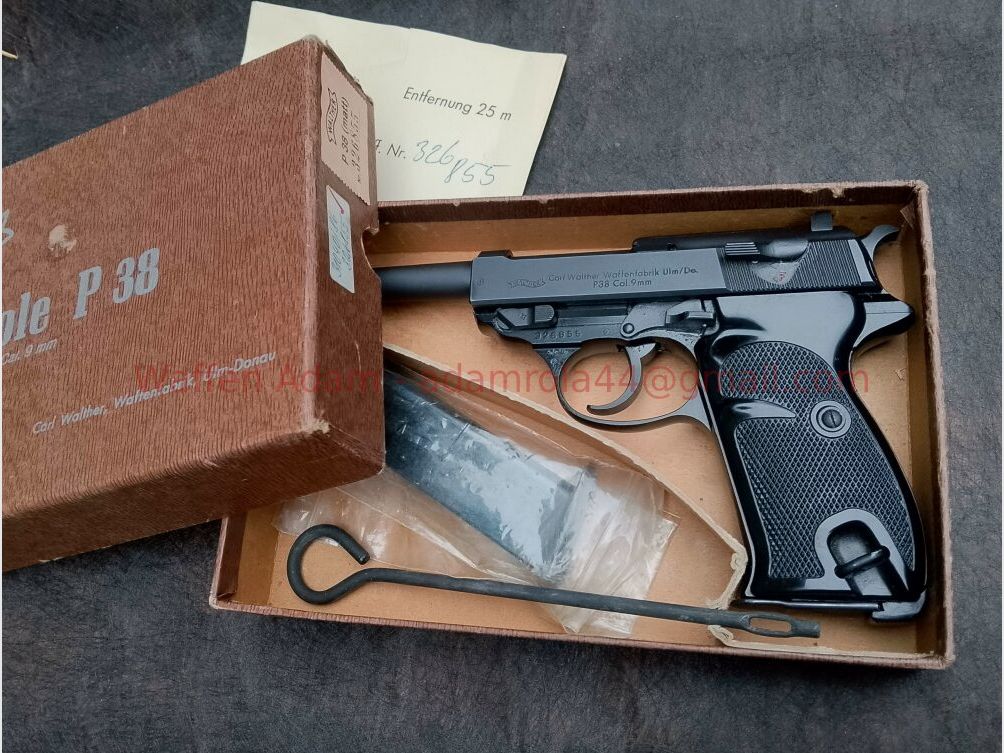 Walther P. 38 verstärkter Verschluss 7/69