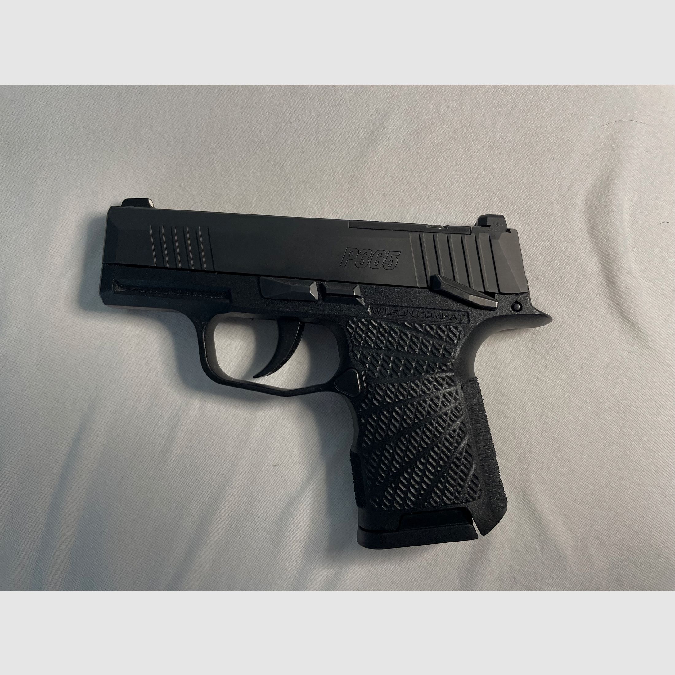 Sig Sauer P365, Wilson Combat Griffstück, OR mit manueller Sicherung