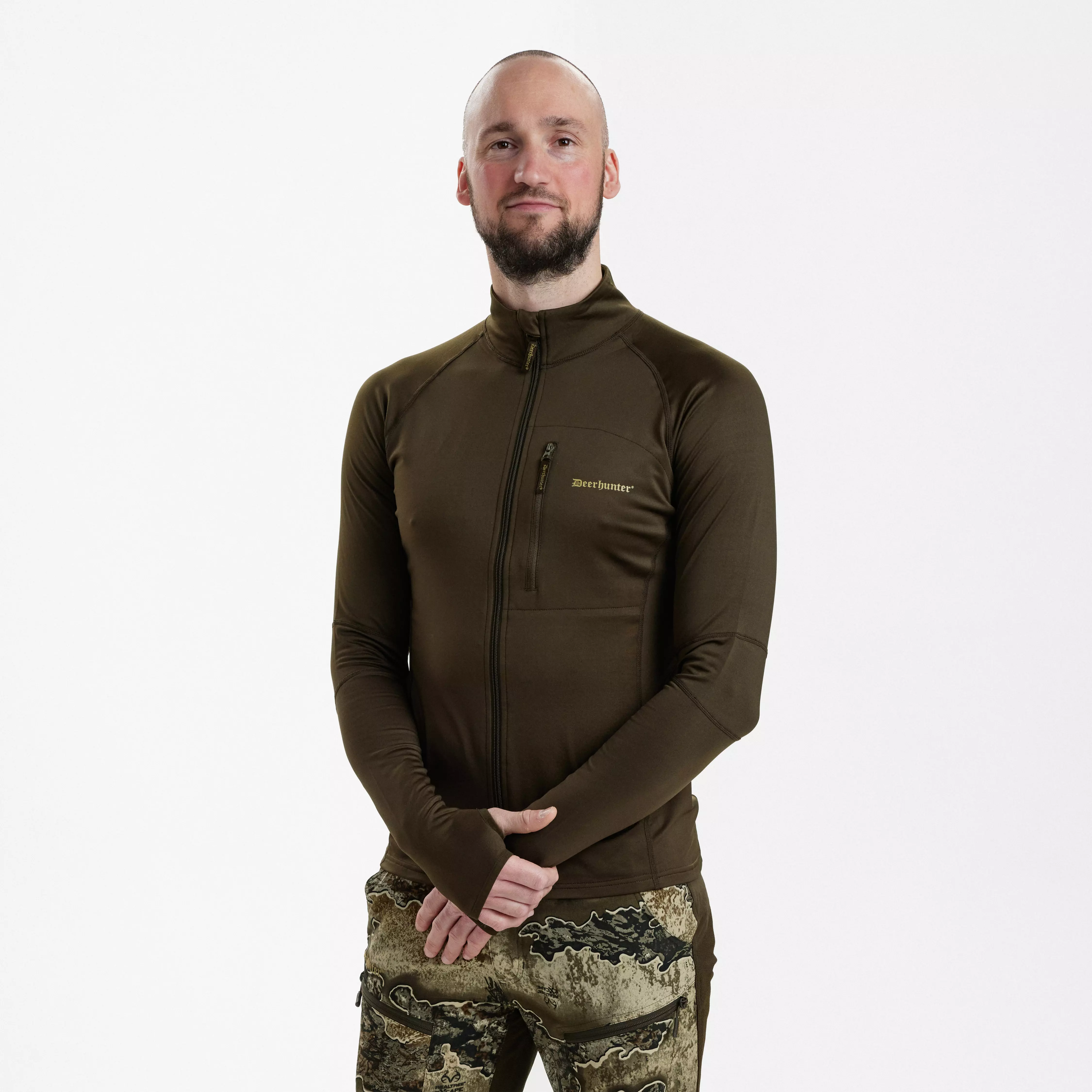 Excape Insulated Cardigan - Art Green