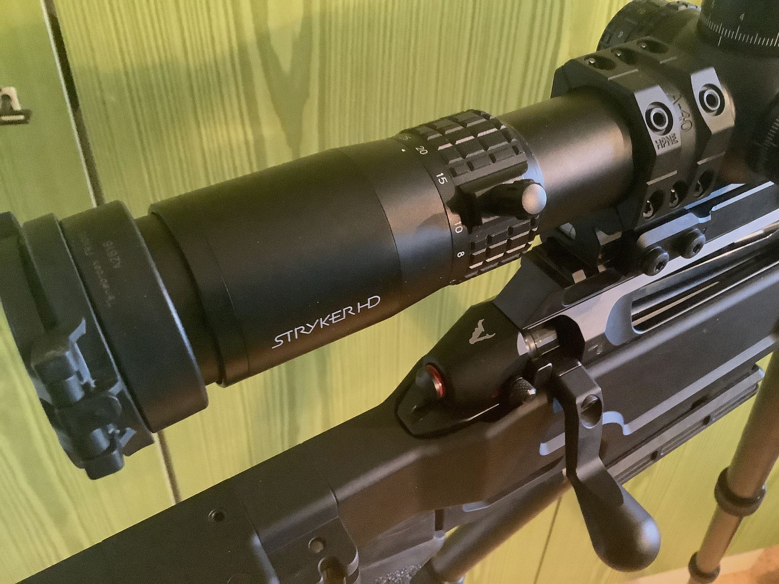 Zielfernrohr Delta Optical Stryker HD 4,5-30x56 LRD-1P Mil + SPUHR SP-4602 + Tenebraex Cover