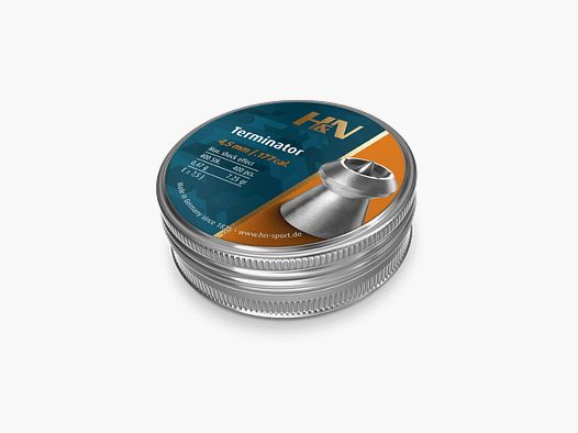 H&N DIABOLO 4,5 MM 0,47 G TERMINATOR 400 STK