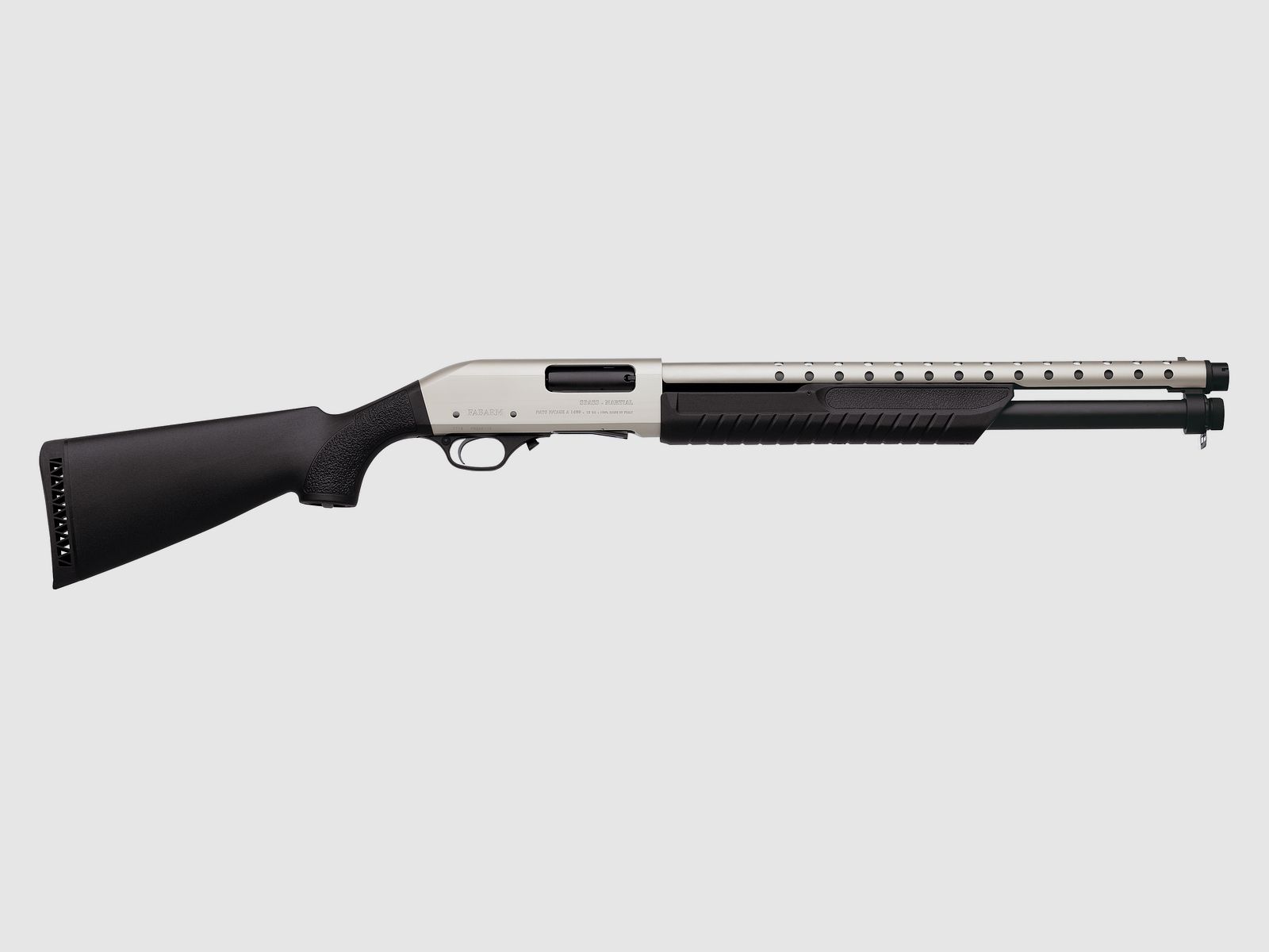 Fusil à répétition à crosse avant || Fabarm SDASS Trainer Nickel, calibre 12/76