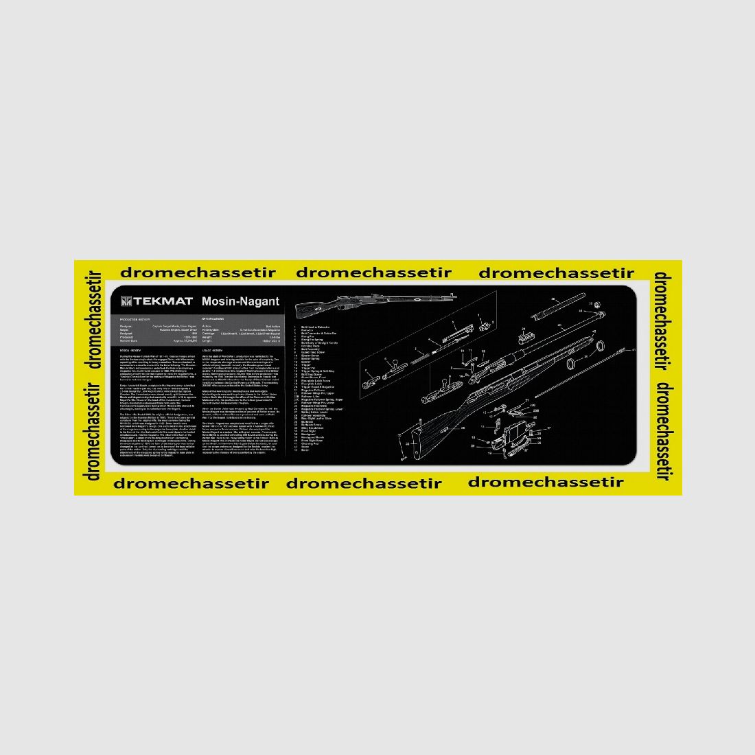 Reinigungstuch Neopren Mosin Nagant